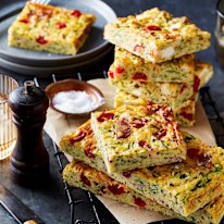 Zucchini slice.