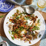 Chickpea and tuna ‘chaat’.