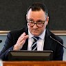 CPB general manager Vince Sanfilippo appearing before the Commission of Inquiry into the CFMEU and Misconduct in the Construction Industry in Brisbane on Tuesday.