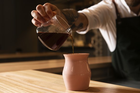 Nirvana coffee. 