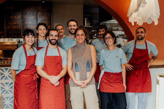 The SIT team ahead of the cafe’s official opening.