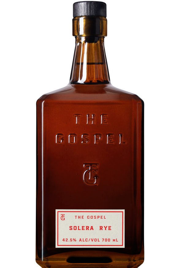 Rye whisky from The Gospel distillery.