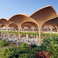 Render of Techo International Airport, Phnom Penh.