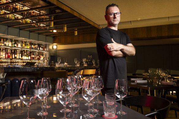 Glenn Bagnara at his South Melbourne bar, Castlerose, which waited 12 months for a liquor licence.