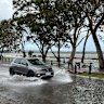 Wild weather has caused flooding of roads in Applecross.