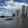Generic shot of Brisbane CBD, with a CityCat in the foreground. Pic taken on Tuesday, October 11, 2022 by Cameron Atfield.