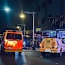Photo from a witness at the scene of last night’s police shooting in Footscray.