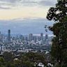 Brisbane generic. Brisbane CBD view from White’s Hill in Camp Hill.
