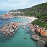 The Douglas Mawson’s guests are the first cruise ship passengers to visit Three Hummock Island.