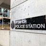 The Ipswich Police Station. 