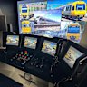 A Queensland Rail train simulator.