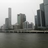 Photos taken by Felicity Caldwell in Brisbane City on the morning of October 14, 2021. Brisbane rain, Brisbane storm, Brisbane wet weather.