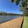 Lakeside at the Nagambie Lakes Leisure Park.