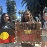 Perth hosts mega citizenship ceremony as rally fills Forrest Place
