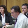Opposition finance spokesperson Jane Hume during Senate estimates today.