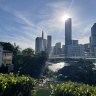 Kangaroo Point Bridge, Brisbane’s newest green bridge connecting Kangaroo Point to Eagle Street Pier.