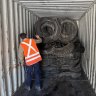 ‘A lucrative business’: Why 730 tonnes of tyres have been seized in Australia in the past year