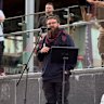 Indigenous activist Sam Woripa Watson was the first of six people arrested at a pro-Palestine protest in Brisbane on Sunday afternoon.