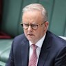 Prime Minister Anthony Albanese in question time on Tuesday. 