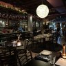 The moody interiors at Bistro Rex.