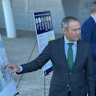 Roger Cook announcing more details of the Burswood street circuit on Thursday.