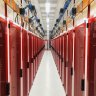 These empty racks will eventually house important IT infrastructure.