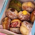 Assorted doughnuts.