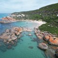 The Douglas Mawson’s guests are the first cruise ship passengers to visit Three Hummock Island.