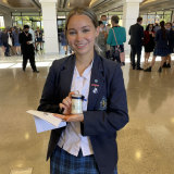 Marist Sisters’ College student Claire Miller.