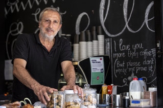 'Locals stay local and help spend at local cafes,' owner of Cafe Sorelle in Waverley Salvatore Gallifuoco said.