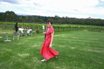 Pheck Miller at the Red Hill Estate on Saturday afternoon.