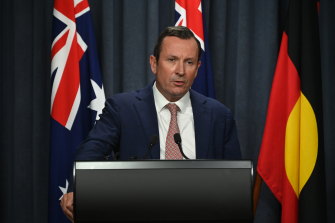 West Australian Premier Mark McGowan.