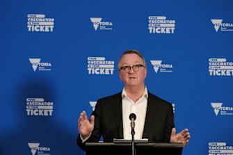 Victorian Health Minister Martin Foley.