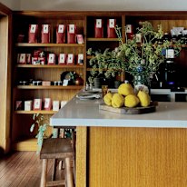 The front counter at Fiume.