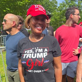 Erica from the Bronx says Trump is a “gift from God.”