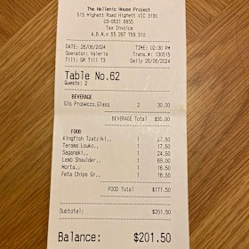 Lunch with Radek Sali at The Hellenic House Project.