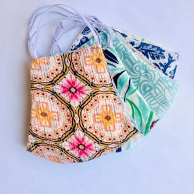 Megan Park cloth masks, $35 for two