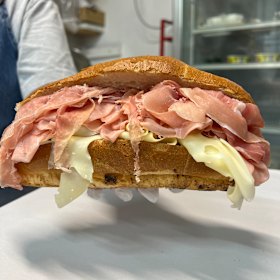 Prosciutto roll.