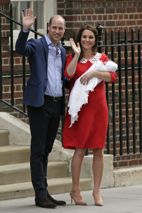 Kate, Duchess of Cambridge, appeared before well-wishers just six hours after giving birth.