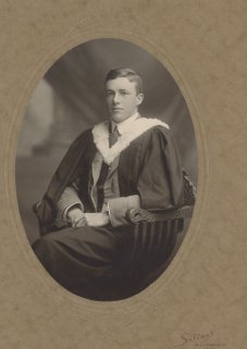 Murdoch ‘Doch’ Mackay at his graduation. 