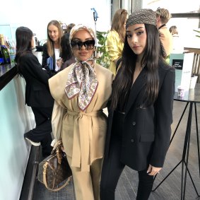 Kishama Meridian and Stephanie Lea Panthenos among the “hijabistas” at Australian Fashion Week.