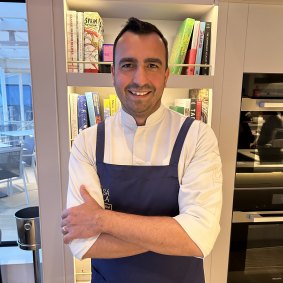 Chef Joao Sa from Lisbon’s Michelin-starred Sala, on board Silver Ray.