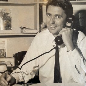 Michael Cannon at Melbourne University Press in 1967.