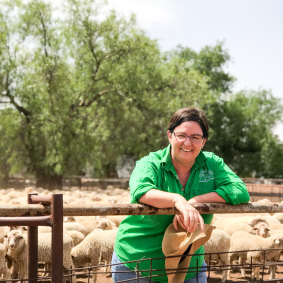 Fiona Aveyard on her property near Dubbo.