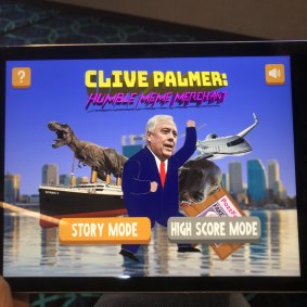 The Clive Palmer mobile game by Tom West.