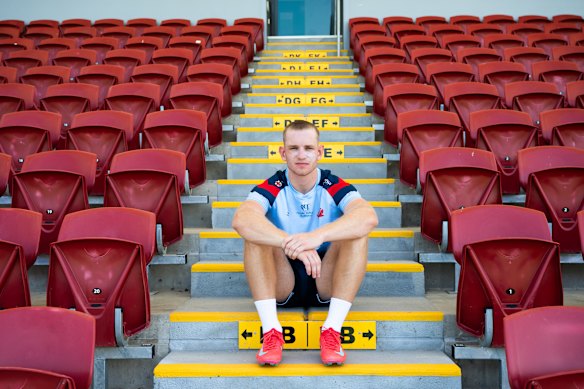 In demand: The Roosters and Australian Rugby want the long-term signature of Waratahs back Max Jorgensen.