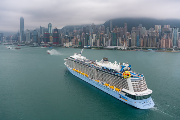 Spectrum of the Seas in Hong Kong.