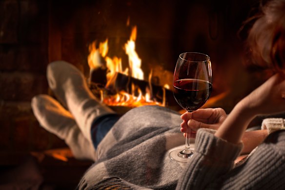 Put your feet up by the fire and sip on an affordable red.