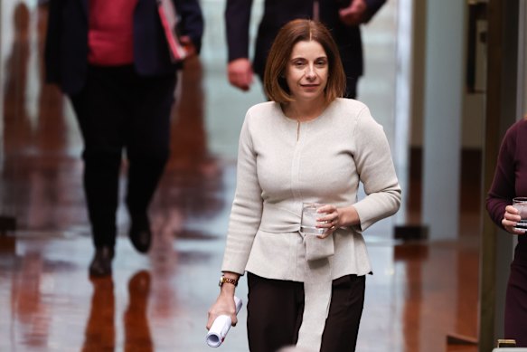 Communications Minister Anika Wells.