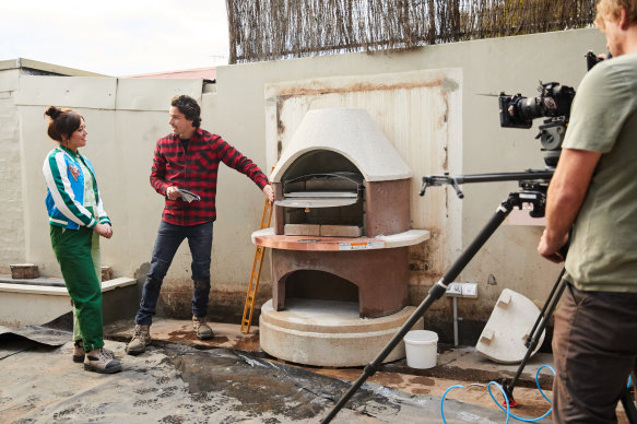 A fancy-looking pizza oven will be a selling point in a house in Leichhardt in inner Sydney.